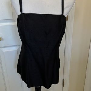 VTG MARK FARRAL New York Elegant &Classy Black Top w spaghetti strap no sz tag